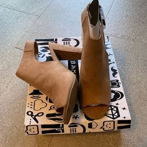 Suede booties